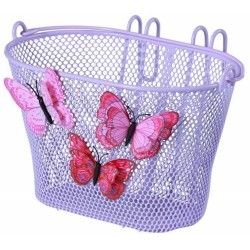 basil jasmin butterfly - kinderfietsmand - voorop of achterop - lila