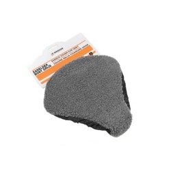 Benson Fiets zadeldek / zadelhoes / zadelbeschermer met bont - grijs - Fietszadelhoezen